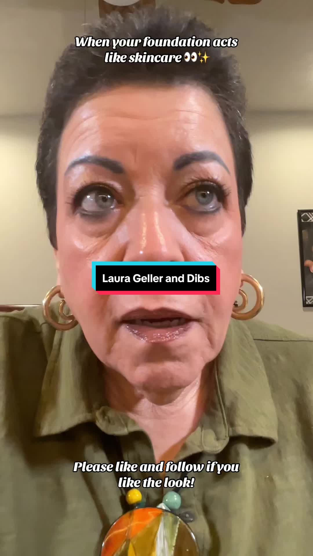 TikTok post by @iluv2eety for DIBS Beauty. Caption reads: [...] @Makeup By Mario @DIBSBEAUTY @Ulta Beauty....
