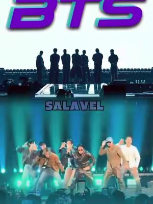 TikTok post by @sallavel for BTS. Caption reads: BTS 💜 2.0 IHEART 2026 #BTS [...].
