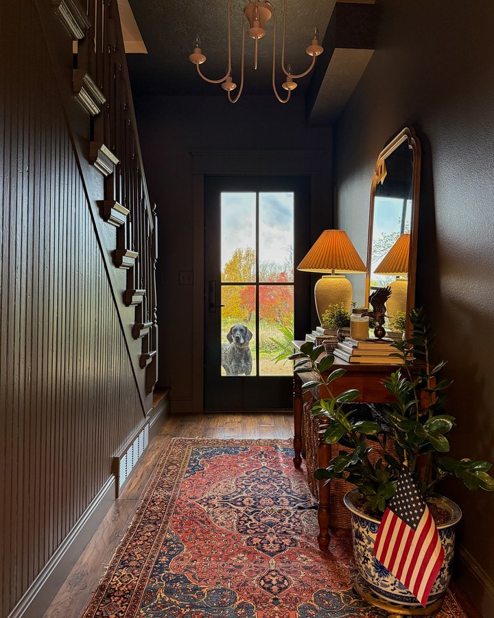 Instagram post by @rignellranch for Benjamin Moore. Caption reads: When I saw the @benjaminmoore Color of the Year....