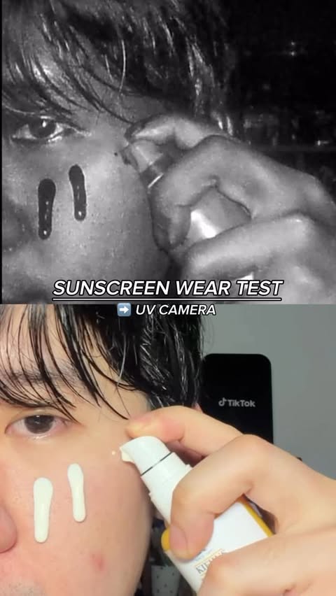 Instagram post by @skin.ken for Kiehl's Since 1851. Caption reads: sunscreen review Testing the NEW Kiehl’s Better....