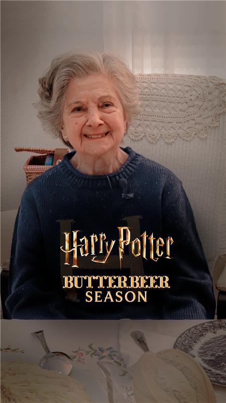 Instagram post by @hbomaxes for Harry Potter. Caption reads: publi. @abueladedragones y @nadineromero....