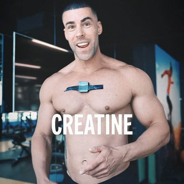 Instagram post by @jayggardner for Vivo Life. Caption reads: Unlock your potential by taking creatine in your....
