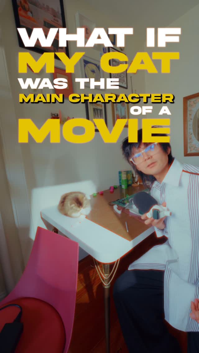 Instagram post by @ethan.uncurated for Epidemic Sound. Caption reads: What If My Cat Was the Main Character of a Movie?....