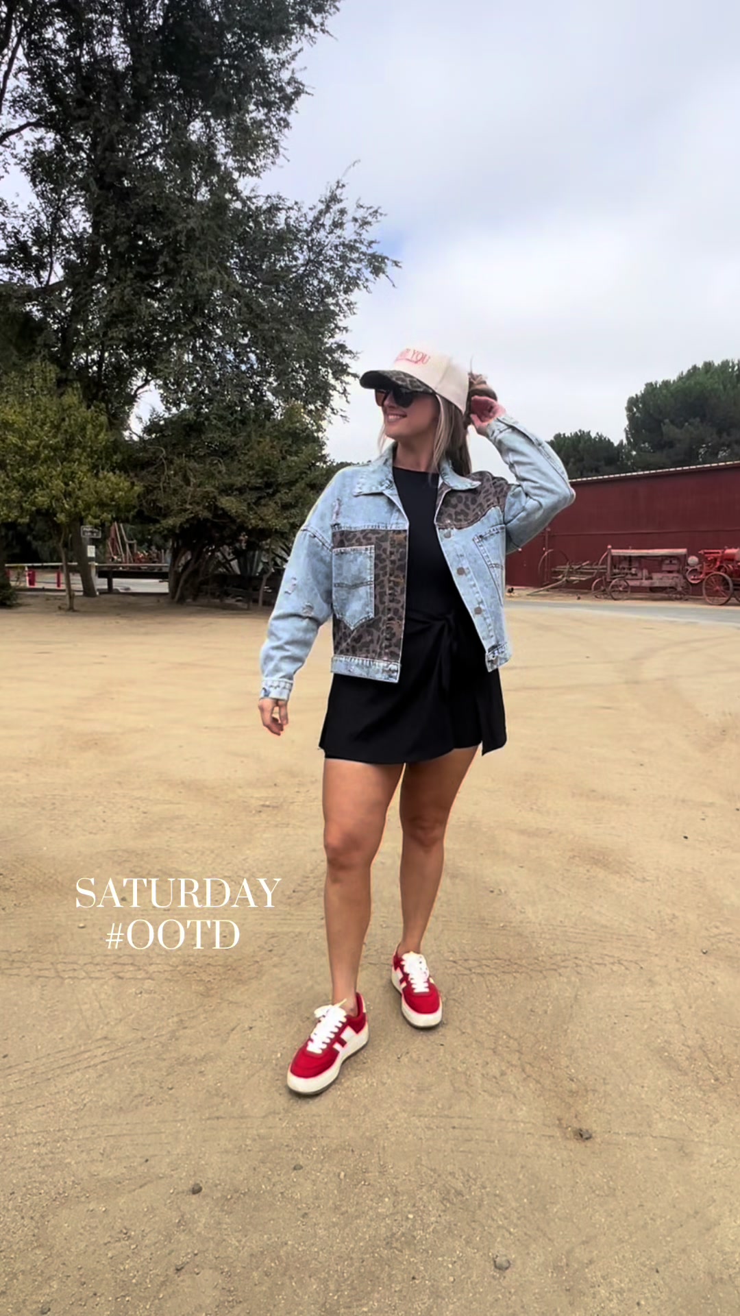 TikTok post by @dakotasisson.mua for KenzKustomz. Caption reads: [...] 👟red shoes here in my showcase 🧢....