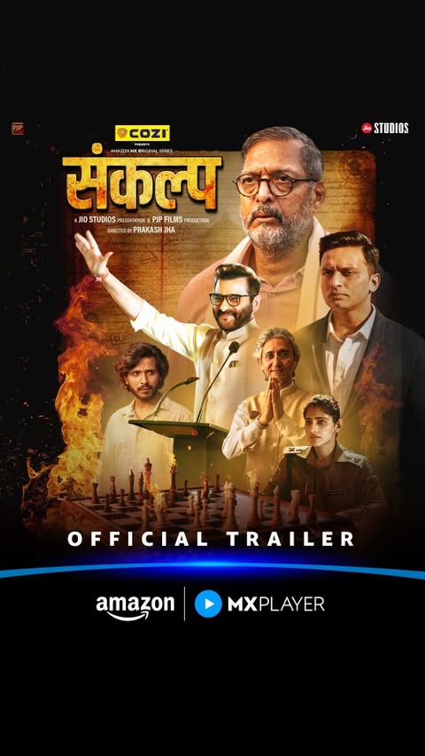 Instagram post by @iamnanapatekar for MX Player. Caption reads: [...] now! Sankalp streaming from 11 Mar on....
