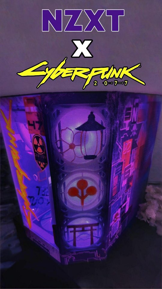 Instagram post by @frosty_insanity for NZXT. Caption reads: Finally we can reveal the project we've been....