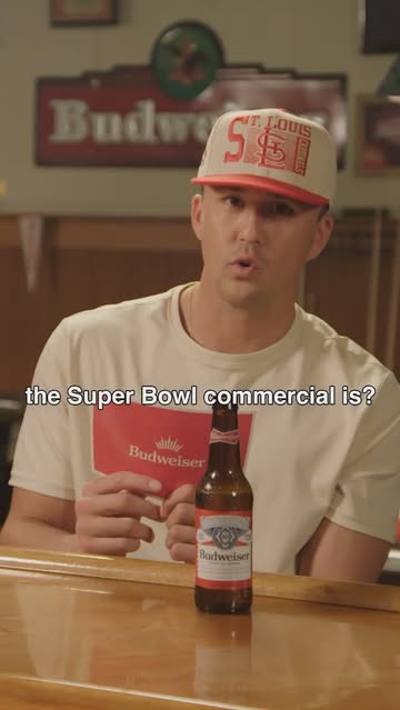 Instagram post by @lars_nootbaar11 for Budweiser. Caption reads: #ad One thing I know: the Clydesdales are legends.....