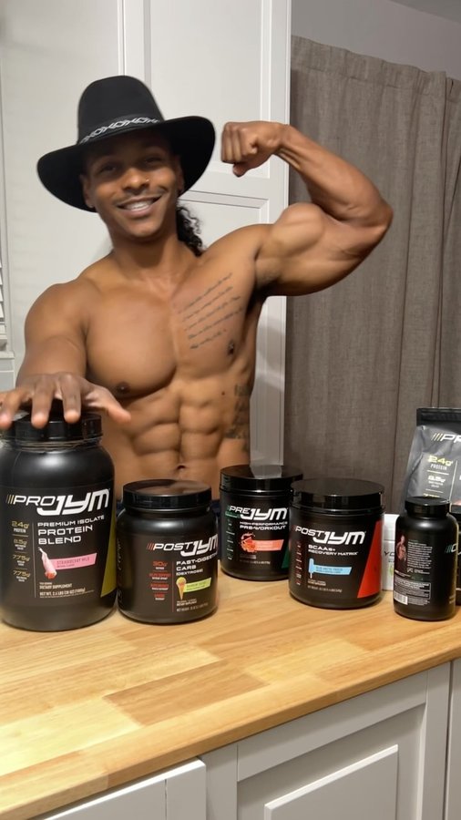 Instagram post by @stefan_riveraclack for JYM Supplement Science. Caption reads: It’s the best time of the year to snag my favorite....