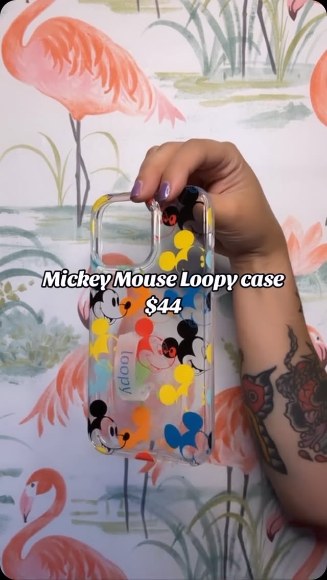 Instagram post by @disneyboundsolo for LoopyCases. Caption reads: [...] take selfies in the parks. ✨Thank you....