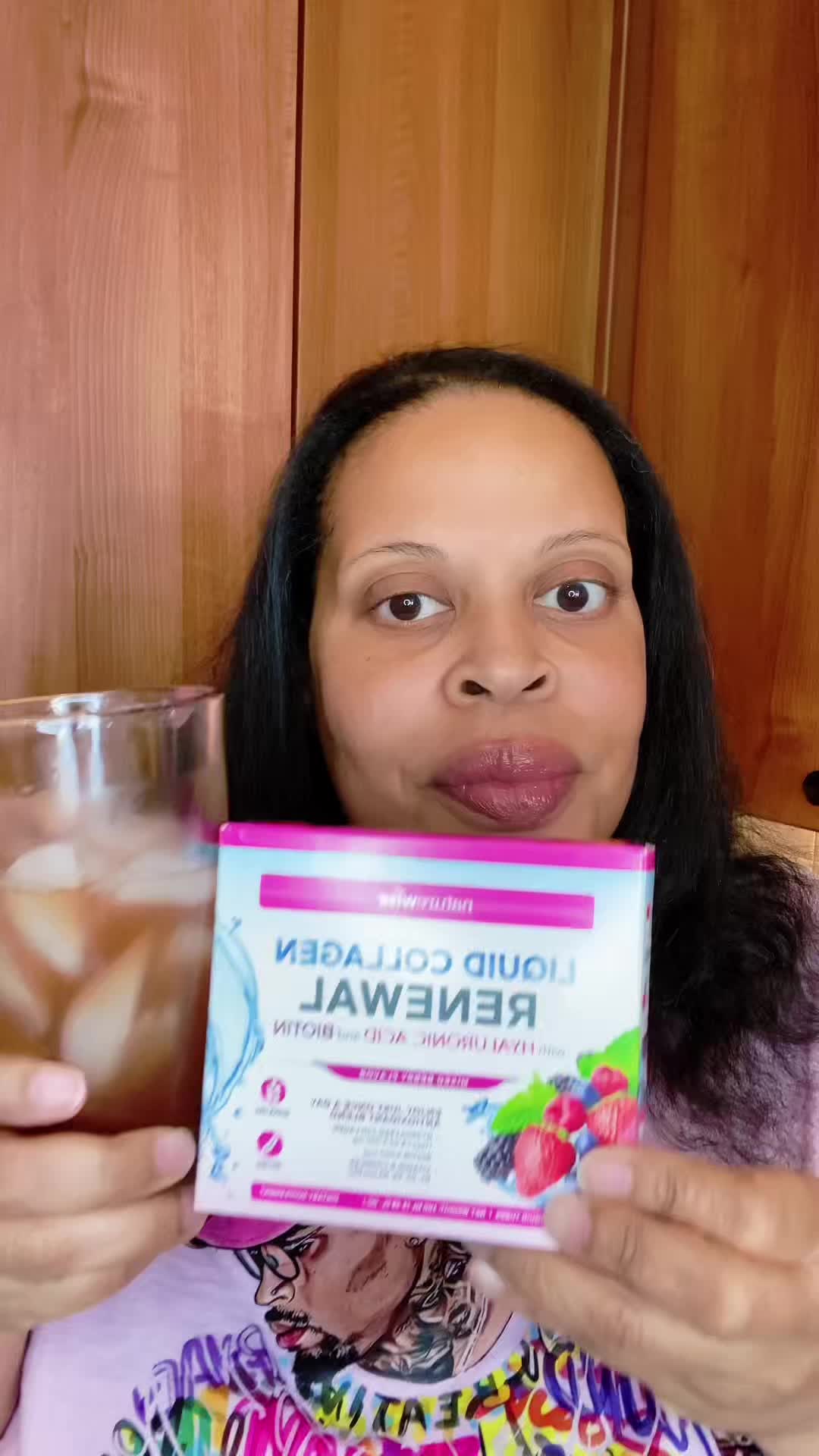 TikTok post by @heyitskisha76 for NatureWise. Caption reads: [...] #skincarehack #glowingskintips....