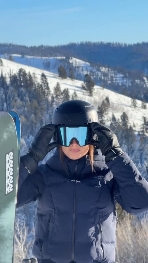 Instagram post by @georgiaordway for ChapStick. Caption reads: So what type of skier are you? ChapStick Original....