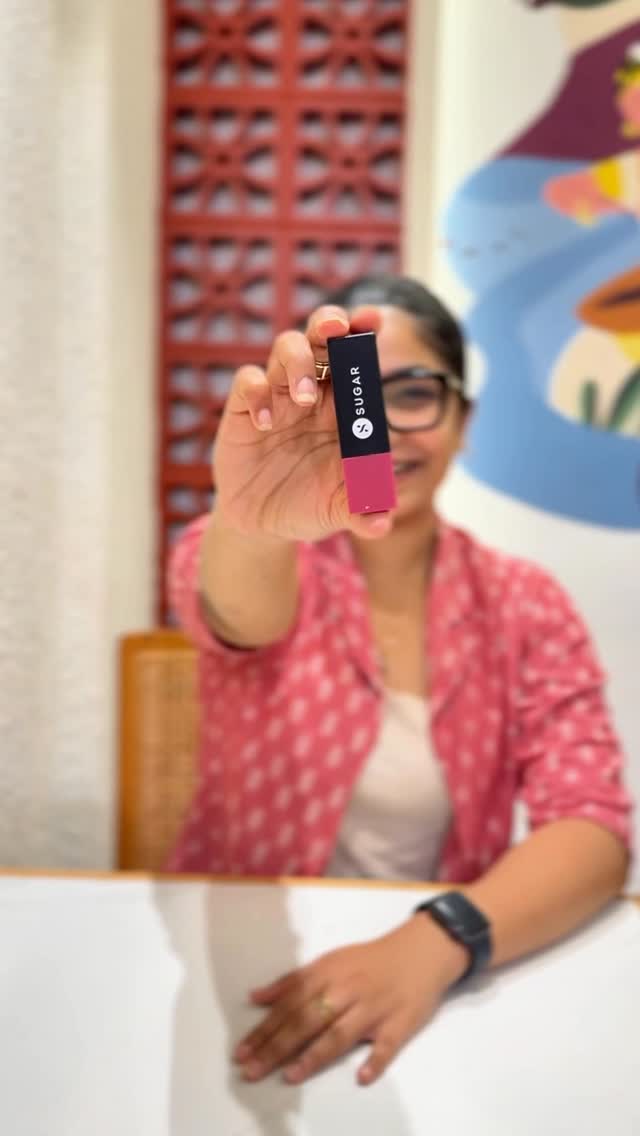 Instagram post by @anjanagopakumar_ for SUGAR Cosmetics. Caption reads: Building confidence was never about standing out....