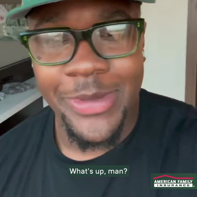 Instagram post by @warren for American Family Insurance. Caption reads: Drop your cheese curd recs in the comments.