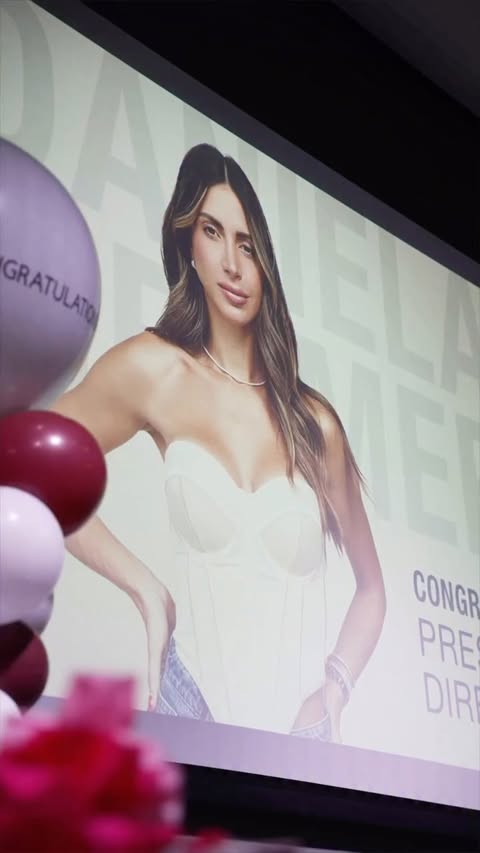 Instagram post by @danielamermeria for Farmasi. Caption reads: [...] looks like. 💫 @DanielaMermeria’s journey....