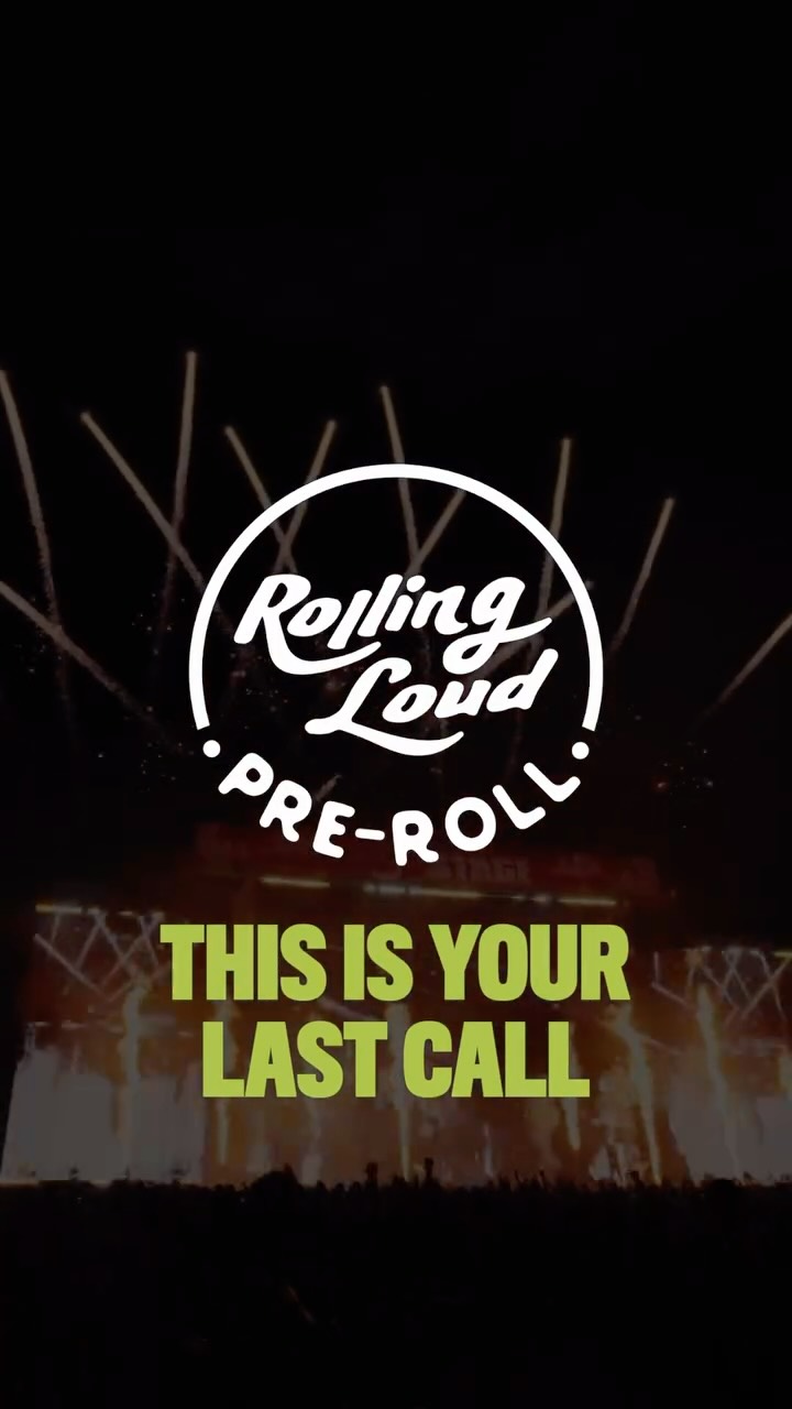 Instagram post by @antisocialoffline for Rolling Loud. Caption reads: MUMBAI! LAST CALL FOR THE OFFICIAL PRE-ROLL EVENT....