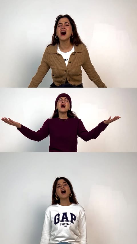 Instagram post by @jhalliverse for Gap Inc.. Caption reads: Give your gift this winter with Gap’s new winter....