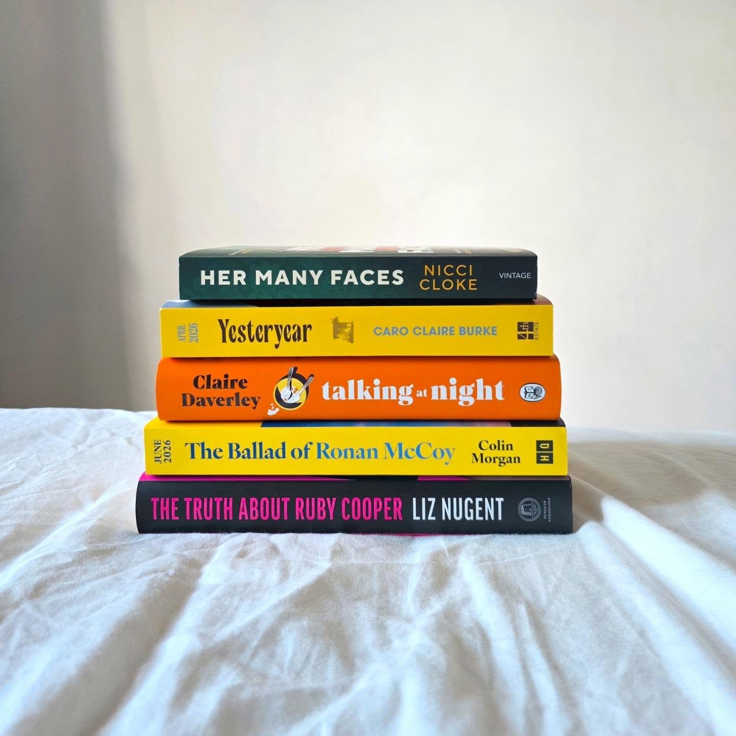 Instagram post by @jessielikestoread for HQ Stories. Caption reads: 5 star reads of 2026 (so far) 📚 (contains AD-PR....