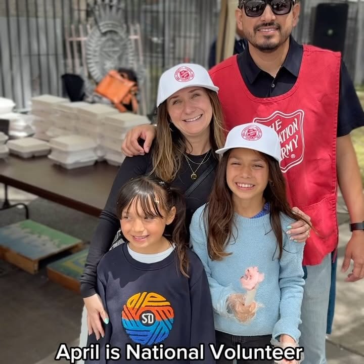 Instagram post by an influencer for The Salvation Army. Caption reads: [...] to our community with the Salvation Army!....