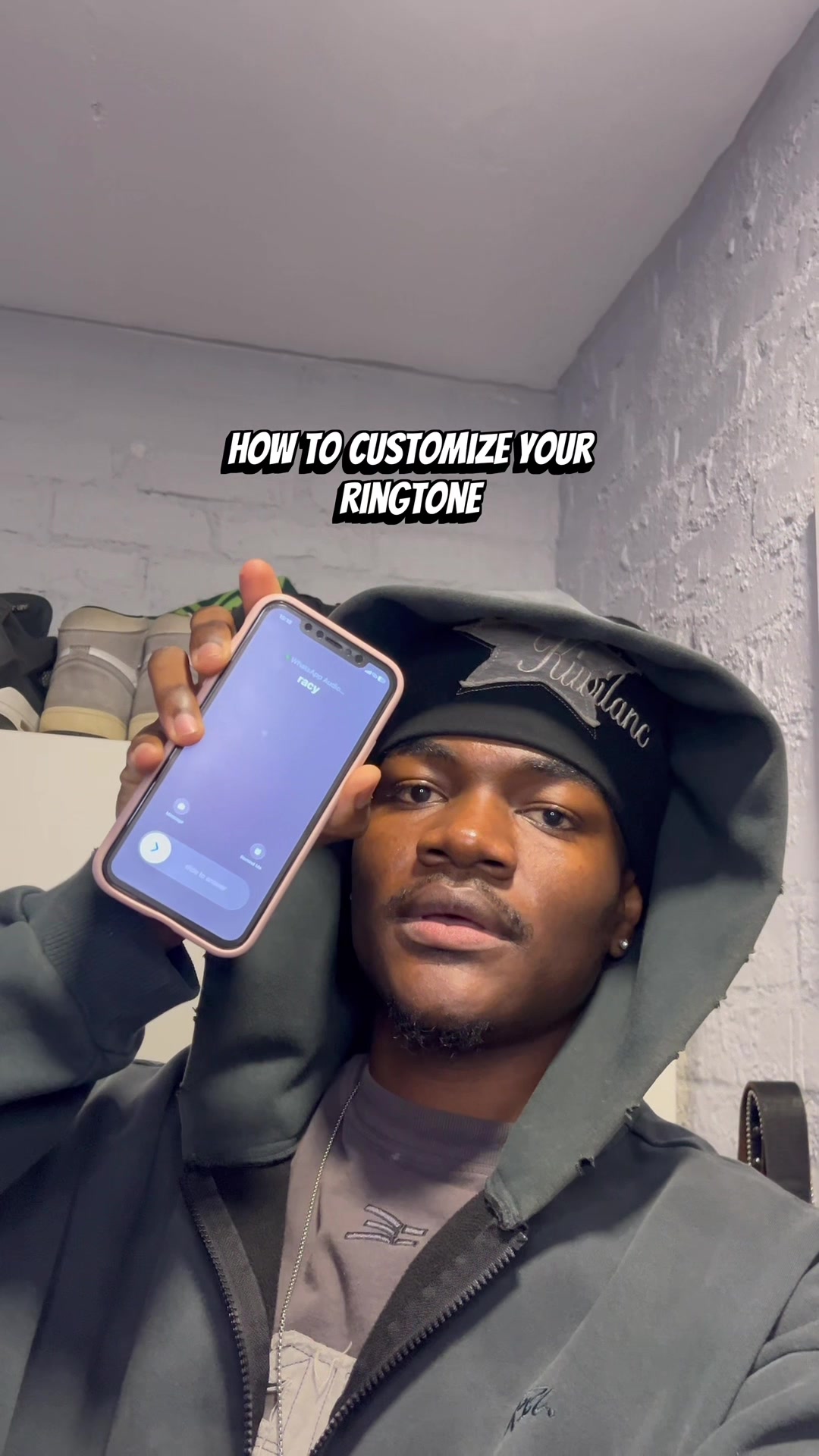 TikTok post by @racyramaru for ClipTone. Caption reads: Go try it out‼️😭 @ClipTone #fypツ #racyym....