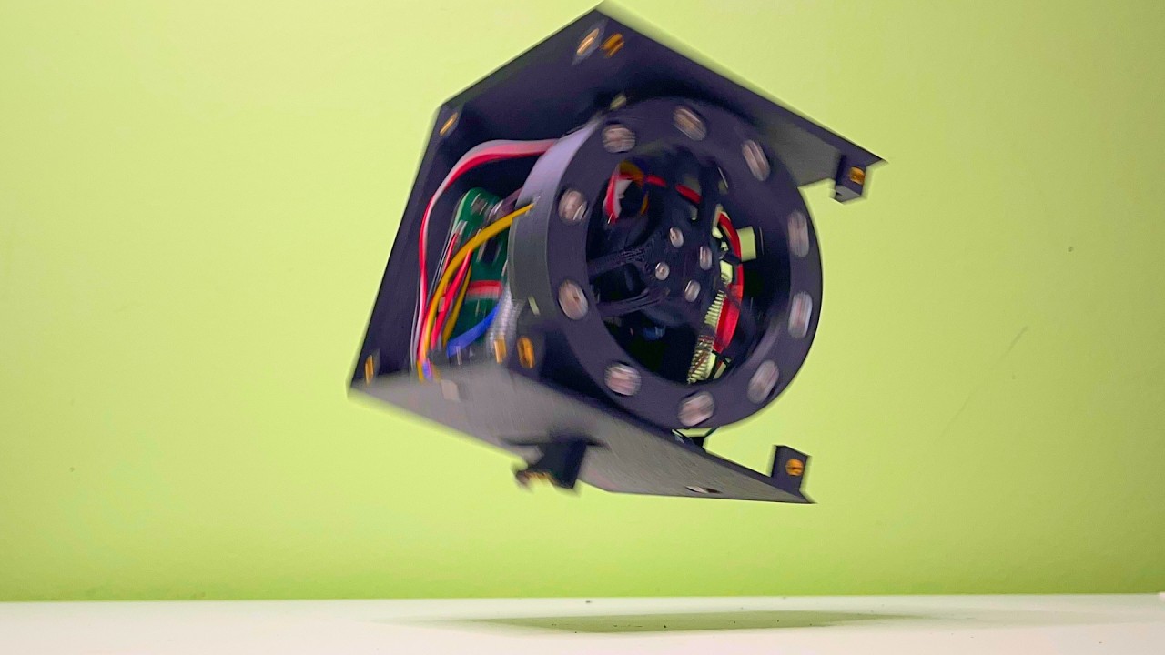 YouTube post by @TheTinkeringTechie for PCBWay. Caption reads: [...] to the idea by making it go airborne.....