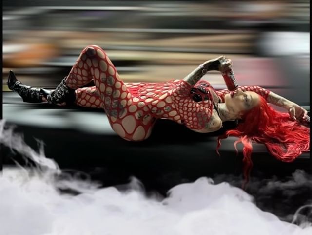 Instagram post by @iamdestinyrydas for Rapstar Energy. Caption reads: [...] happy 2 announce iam the 1st lady of....