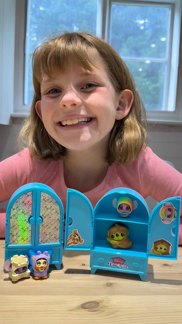 Instagram post by @girlstribe3 for Disney Doorables. Caption reads: AD - Disney Doorables Costume Cuties -....