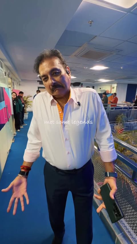 Instagram post by @rjabhinavv for ICC T20 World Cup. Caption reads: Got everyone in the stadium to this trend! Catch....