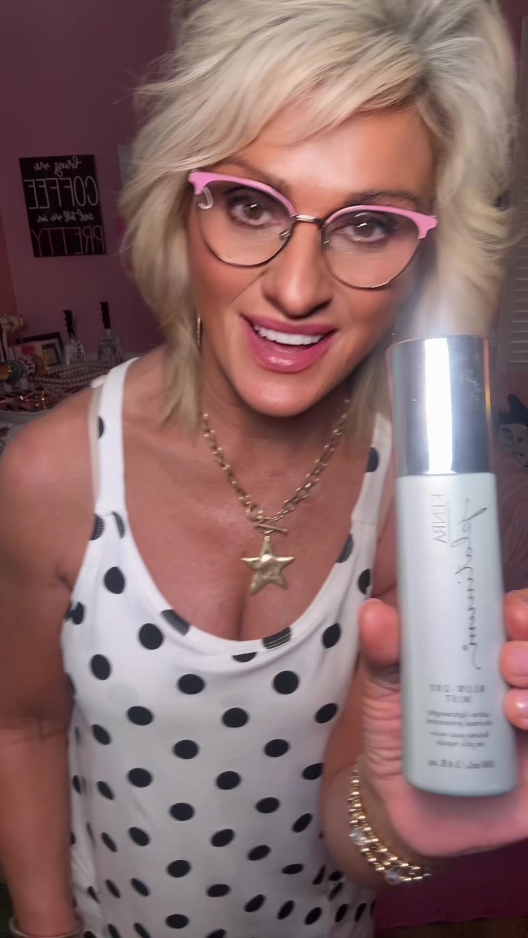 TikTok post by @colesmom21 for Loving Tan. Caption reads: [...] #summerwins #k18hair....