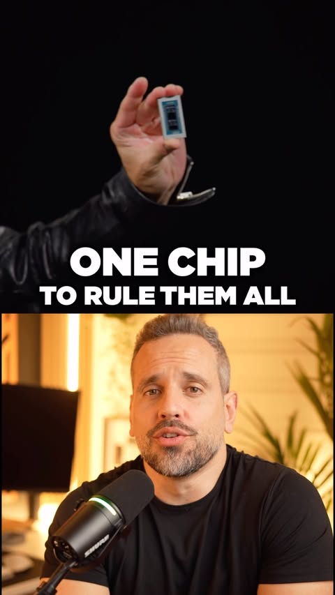 Instagram post by @techy_cave for NVIDIA GeForce. Caption reads: One chip to rule them all! NVIDIA’s RTX Spark....