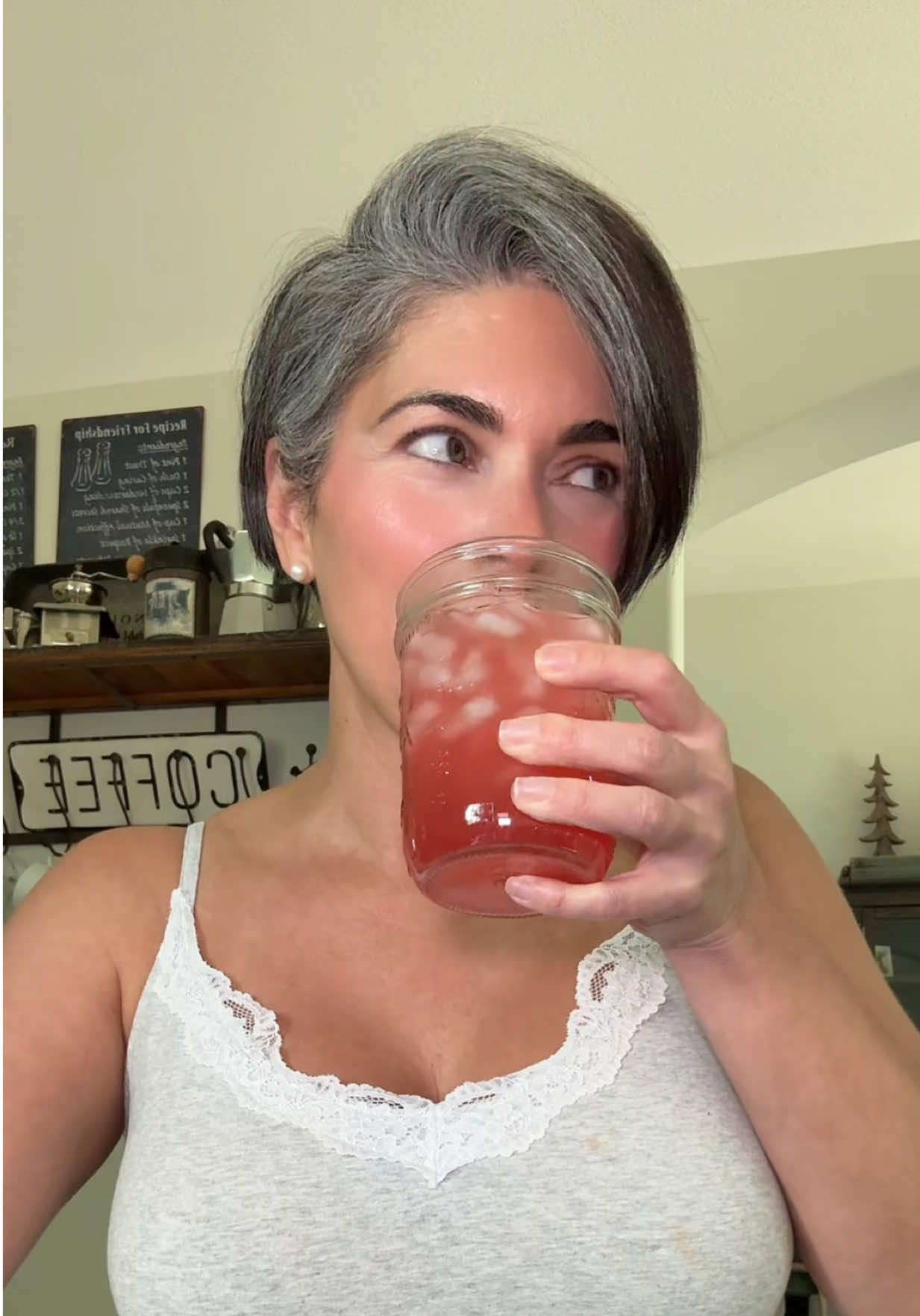 TikTok post by @adoseofmillie for Drink Nello. Caption reads: #nellosupercalm #bettersleep #calming #glowup....