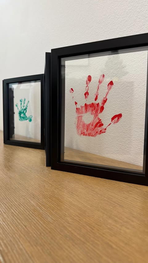 Instagram post by @house.of.foster for Americanflat. Caption reads: [...] handprint ❤️

Bonus points to the....