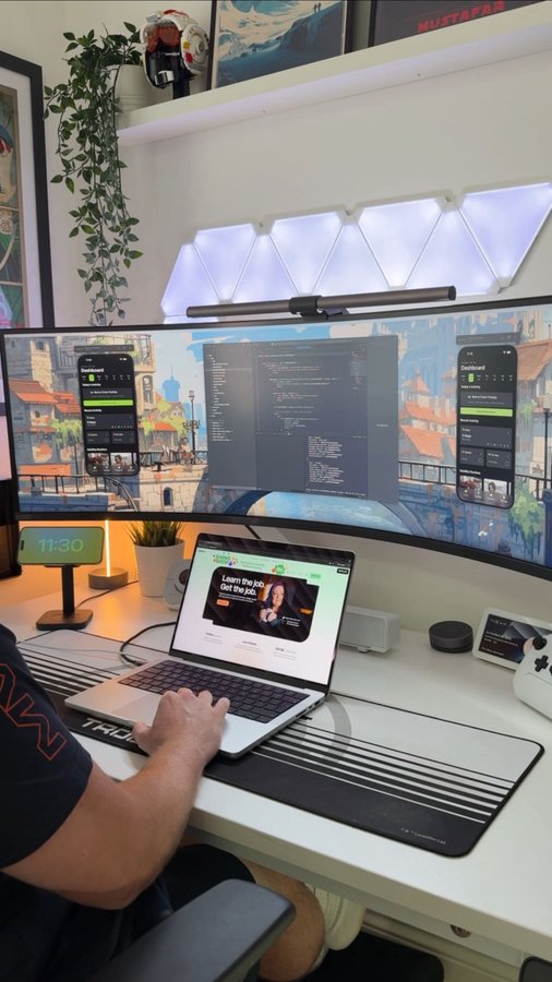 Instagram post by @developeradam for TripleTen. Caption reads: [...] first step is sometimes all it takes....