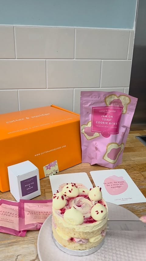 Instagram post by @life_with_the_whites_ for Cutter & Squidge. Caption reads: Such a lovely Mother’s Day treat from....