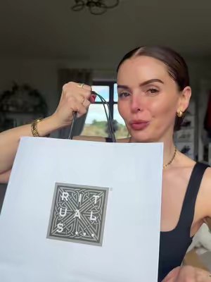 TikTok post by @stephanievavron for Rituals. Caption reads: @Rituals Cosmetics UK is literally my favourite....