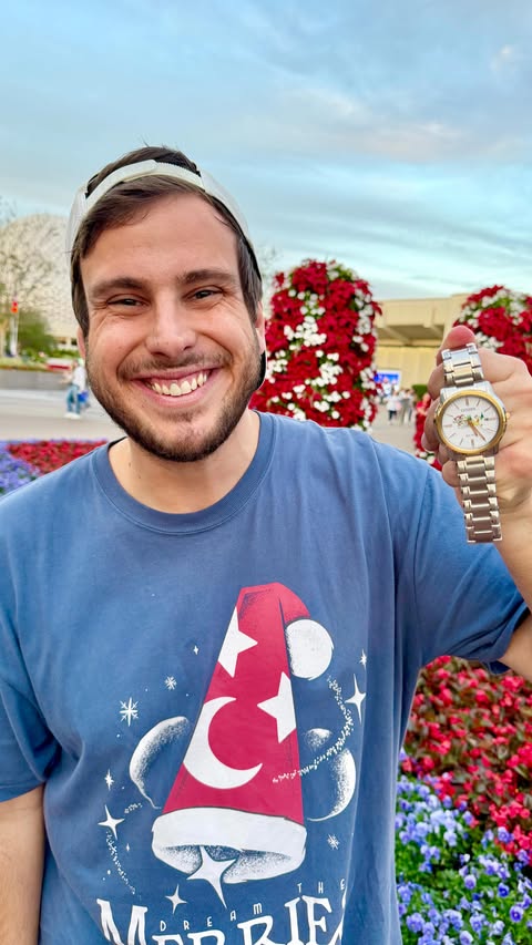 Instagram post by @thethemeparkdad for Citizen Watch. Caption reads: I have ALWAYS wanted a @citizenwatchus Disney....