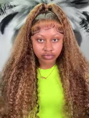 TikTok post by @theyloveeenkai for Lemoda Hair. Caption reads: @Lemoda Hair This wig was SO THICK OMG!😍😍😍....