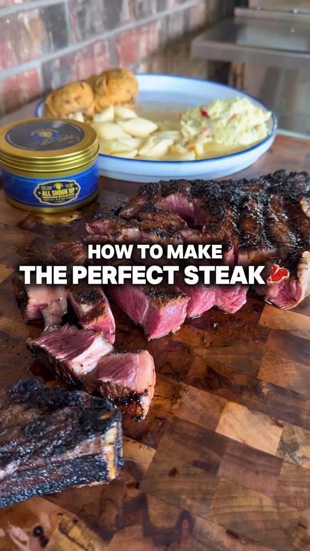 Instagram post by @imgsfit for Golden Steer. Caption reads: [...] #howto #grilling #meat #makeitvegas....