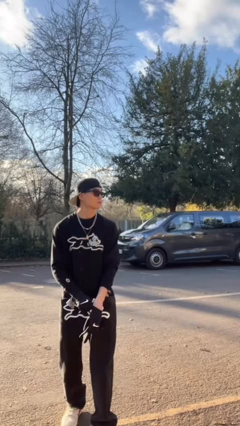 Instagram post by @michael_s.u.n for BBC ICECREAM. Caption reads: @bbcicecream @richlondon_____ GRWM in BBC ICECREAM....