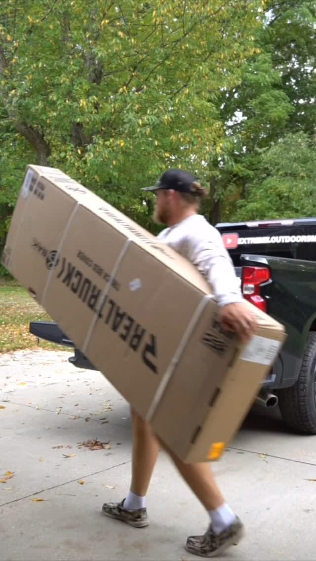 Instagram post by @extreme.outdoorsmen for RealTruck. Caption reads: Big thanks to @realtruck for the hookup, this....