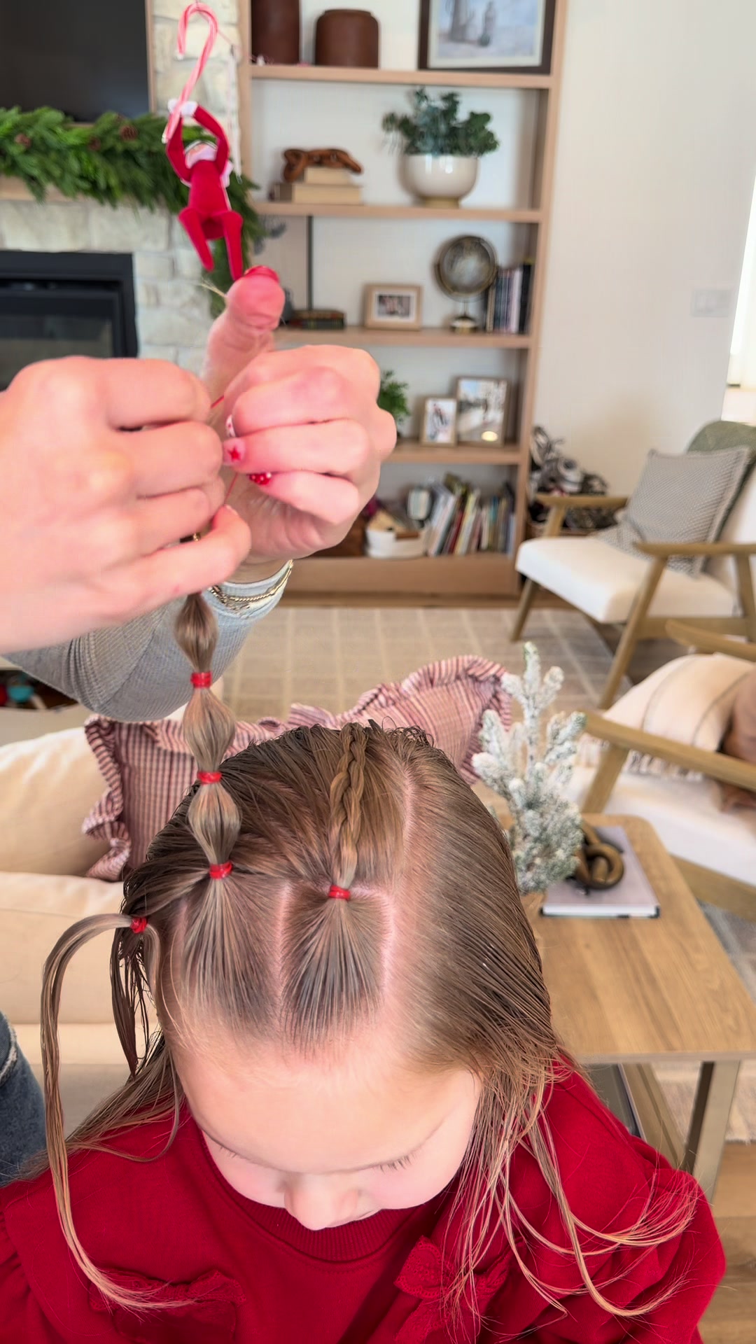 TikTok post by @laurenashleythompson for Fairy Tales Hair Care. Caption reads: [...] 10 All toddler hair products are....