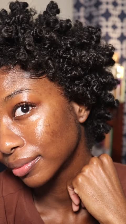 Instagram post by @naturally.nish for The Mane Choice. Caption reads: It’s time I put the wash and gos to rest. Bantu....