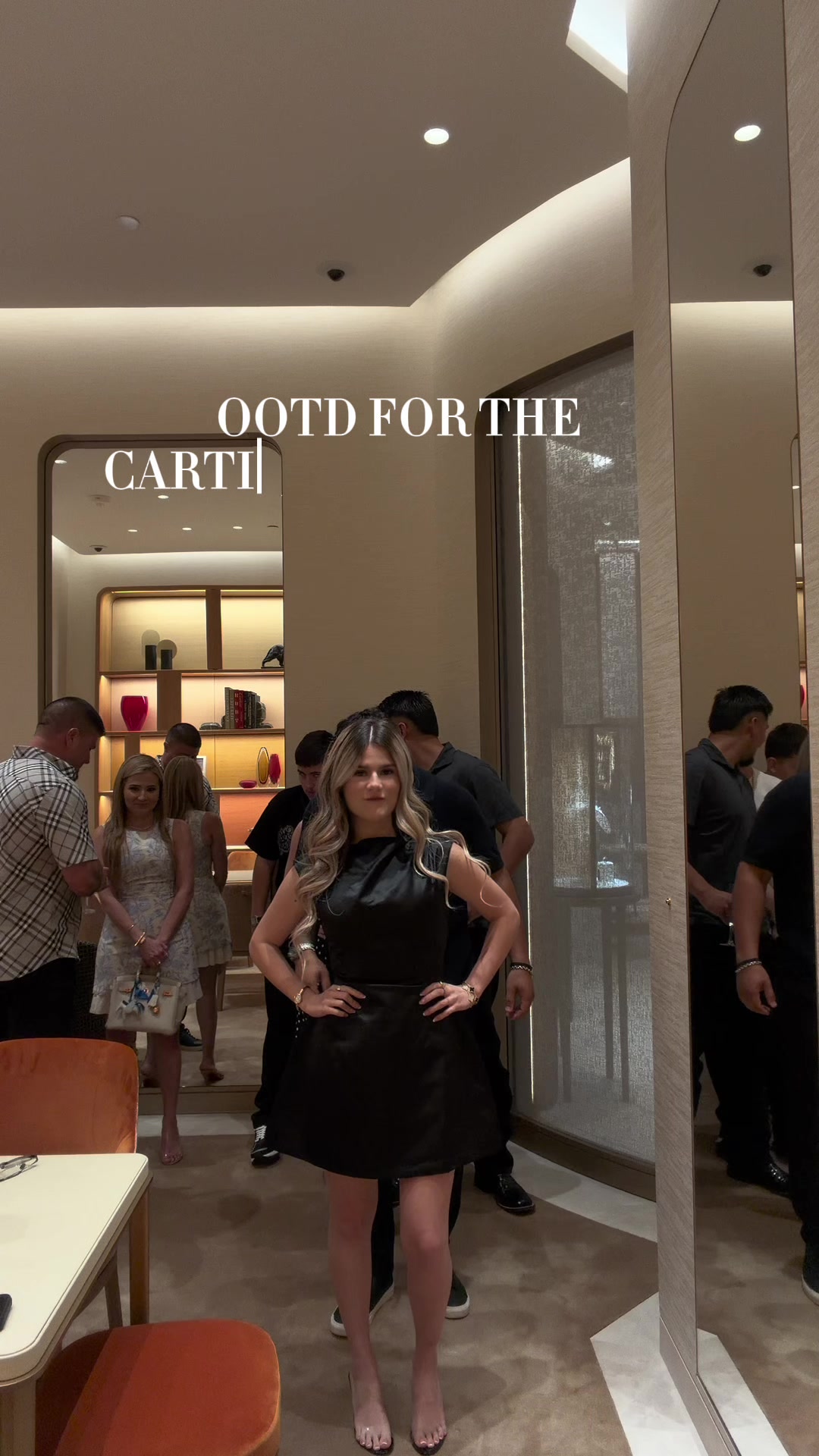 TikTok post by @haileyybenavides for Cartier. Caption reads: can you guess what my parents gifted my sister and....