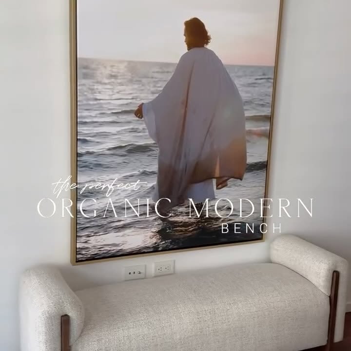 Instagram post by @scottsdaledesignservices for Wayfair. Caption reads: When you crave subtle luxury, organic modern, and....