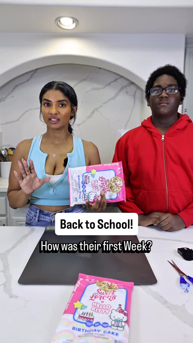 Instagram post by @mzkora for Sweet Loren's. Caption reads: Back-to-school stories are even better with....