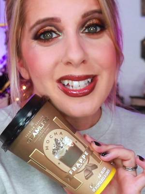 TikTok post by @alliedawson89 for Glamlite Cosmetics. Caption reads: [...] for the holiday season! #glamlite....