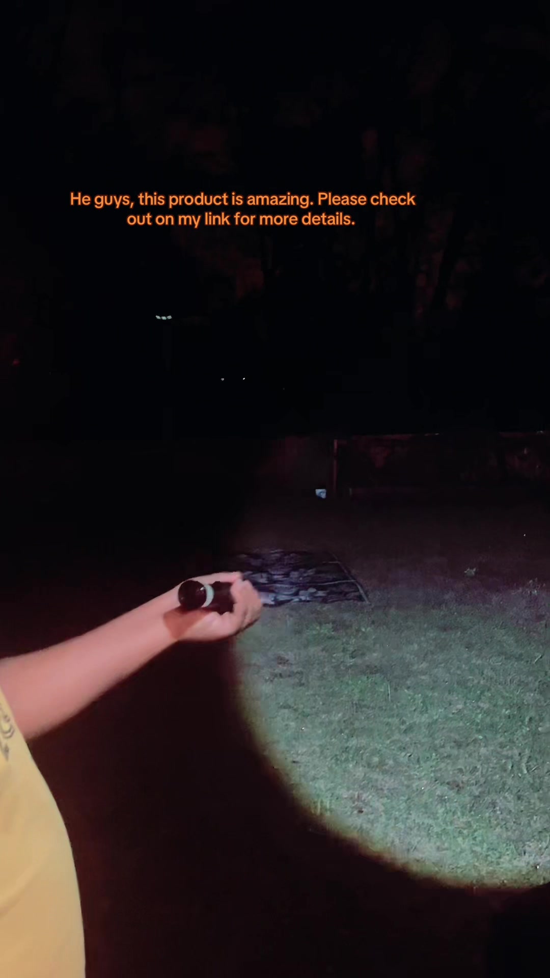 TikTok post by @ypdangal for Earrck shop. Caption reads: [...] #rescuelight #ypdangal #cyclinglight @Earrck....
