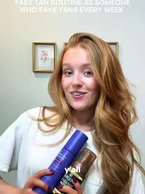TikTok post by @maemaedavis1 for Dolce Glow. Caption reads: [...] !! @JergensUS @TANOLOGIST @Loving Tan @DOLCE....
