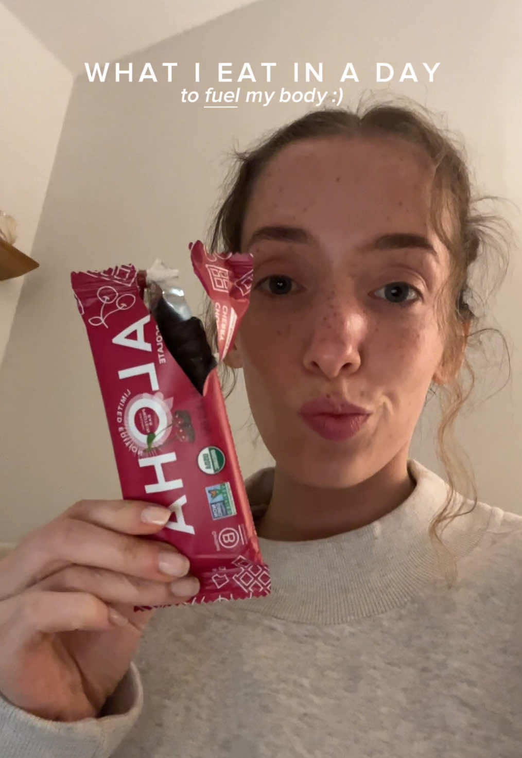TikTok post by @samgbrady for ALOHA. Caption reads: [...] 15% off @Prime Bites Protein Treats ! @ALOHA....