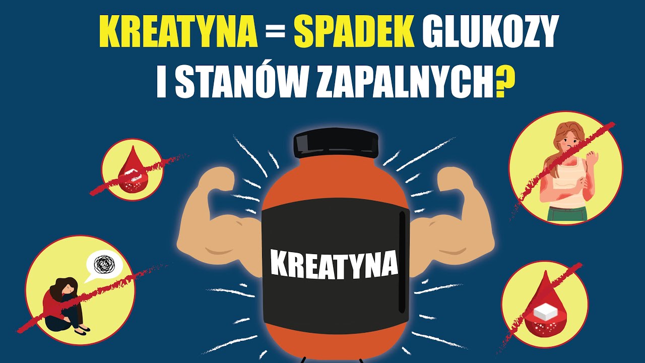 YouTube post by @BartoszCzekala for Mięsna Paczka. Caption reads: CREATINE beyond sports: treatment of DEPRESSION,....