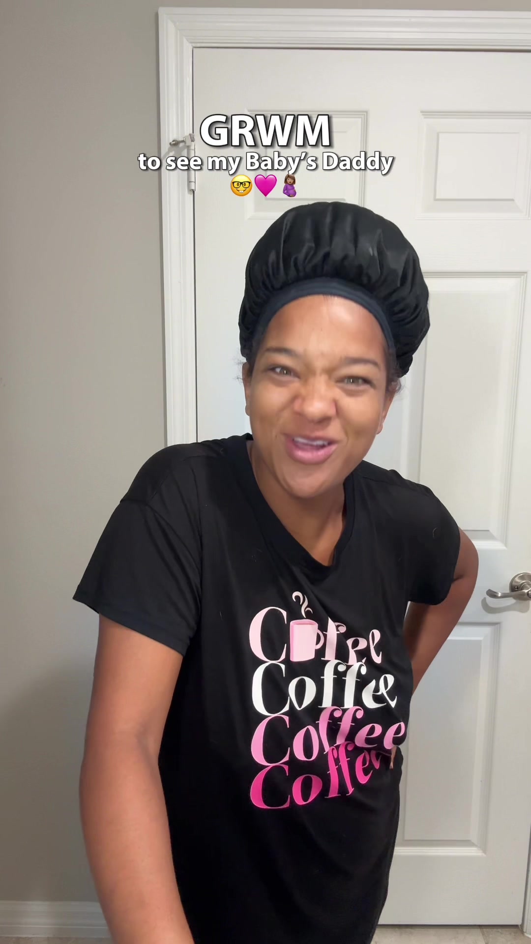 TikTok post by @drerika_hendo for Burt's Bees. Caption reads: PREGNANT GRWM ✨ #grwmmakeup #grwm #morningroutine....